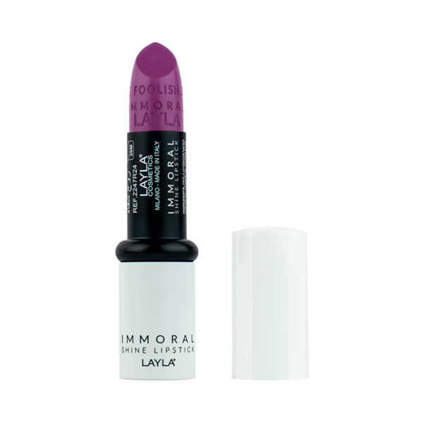 Помада для губ блестящая Immoral Shine Lipstick (2247R24-018, N.18, Laylactic, 4 г)