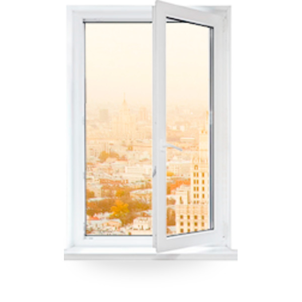 Одностворчатое окно 600x1500 Rehau Blitz