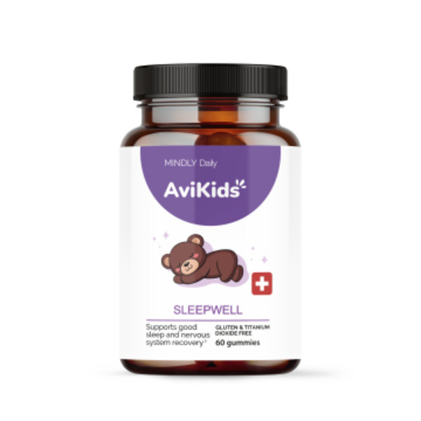 MINDLY, Sleep well (для улучшения сна), мармеладные мишки, 60 шт.