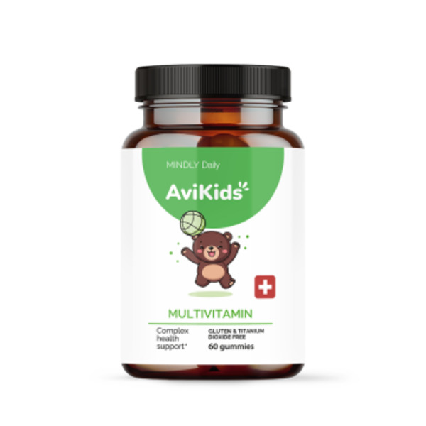 MINDLY, Мультивитаминный комплекс, мармеладные мишки, 60 шт.