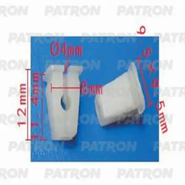 Фиксатор пластиковый Chevrolet,Daewoo,GM,Opel применяемость: дверной замок P371341 PATRON