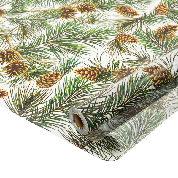 Упаковочная бумага, Тишью (0,7*40 м) Шишкин лес, 1 шт.