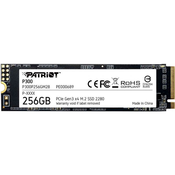 SSD накопитель Patriot M.2/2280/256GB (P300P256GM28)
