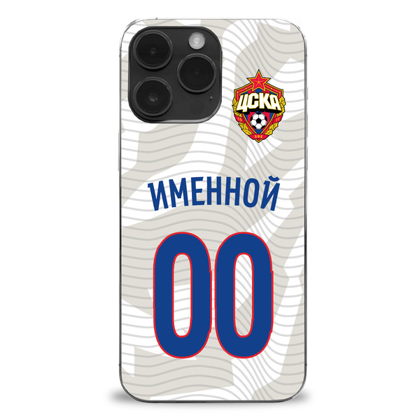Именной клип-кейс для iPhone "Выездная форма" (IPhone X (10))