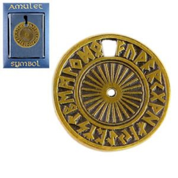 Амулет The Cult! №58 металлический «Рунический круг»