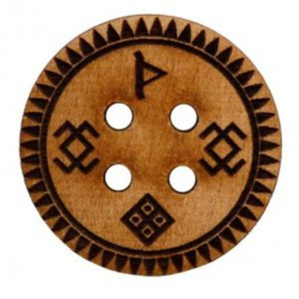 Руническая Волшебная пуговица Добро