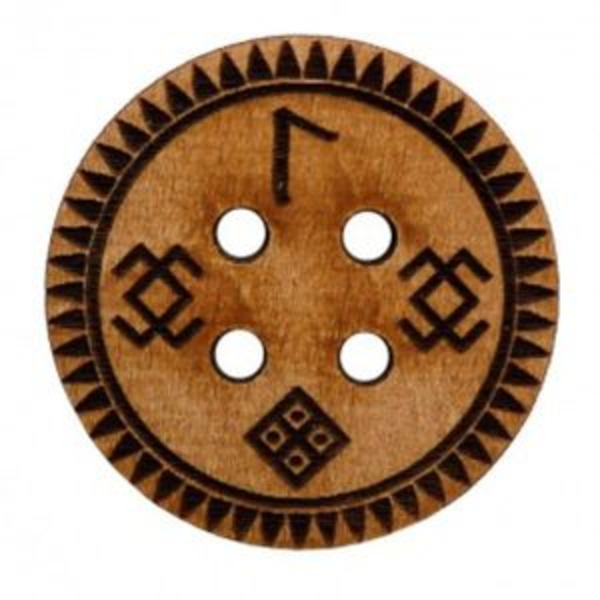 Руническая Волшебная пуговица Лад