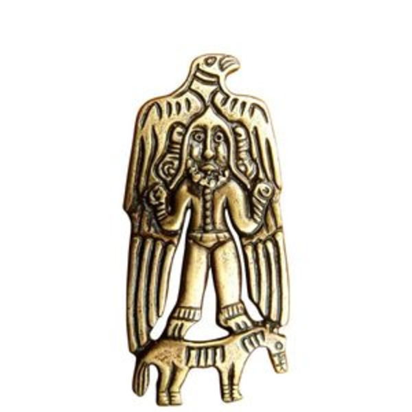 Подвеска Крылатое божество с орлом на голове