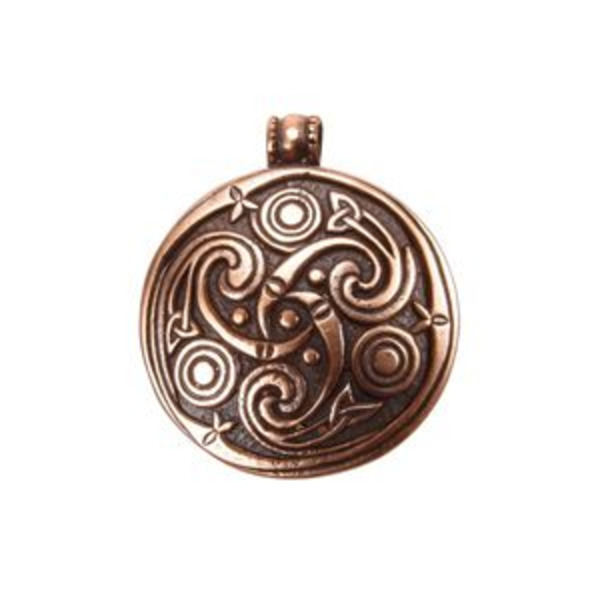 Подвеска литая «Трехногий коловрат» (медь)