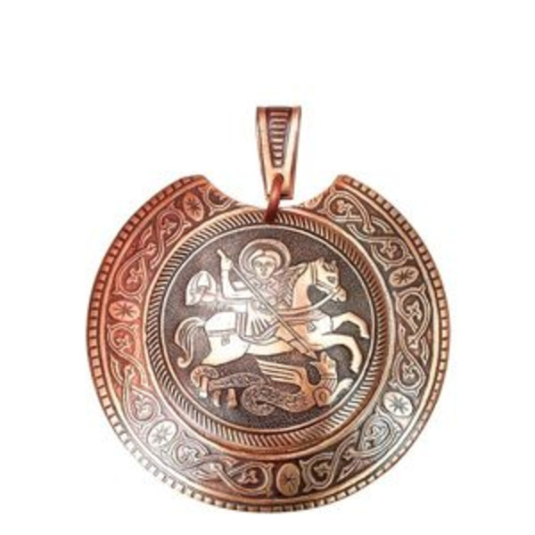 Колт накладной «Георгий Победоносец» (медь)