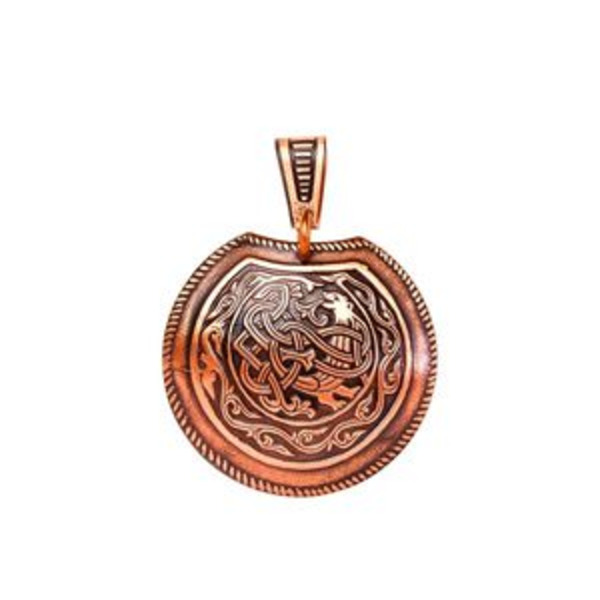 Подвеска «Огненная лисица» (медь)