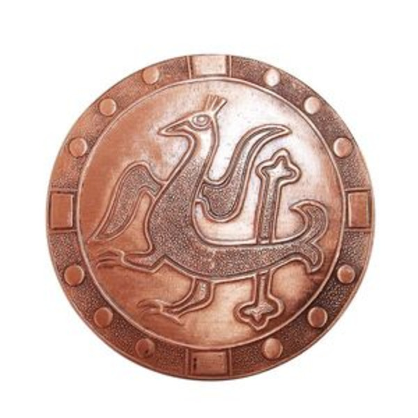 Пятак медный «Новгородская барма» (медь)