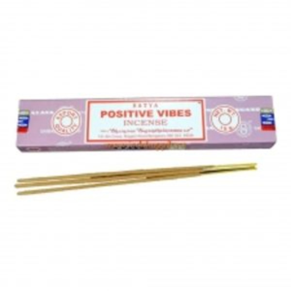 Благовония Satya Позитивные Вибрации (Positiv Vibes), прямоугольная упаковка, 15 гр