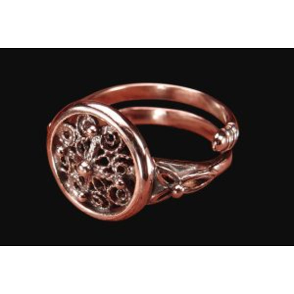 Кольцо «Маргаритка» (медь, D 16-20 мм)