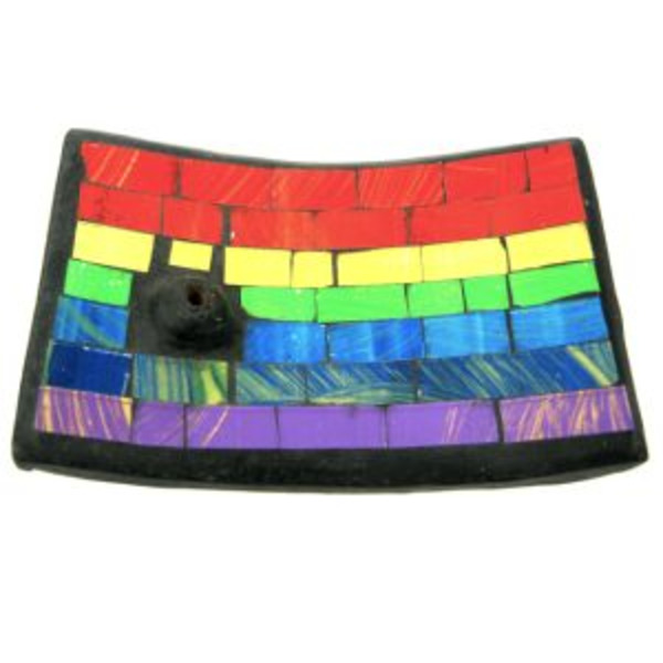 Подставка для благовоний 8х12см керамика, стекло