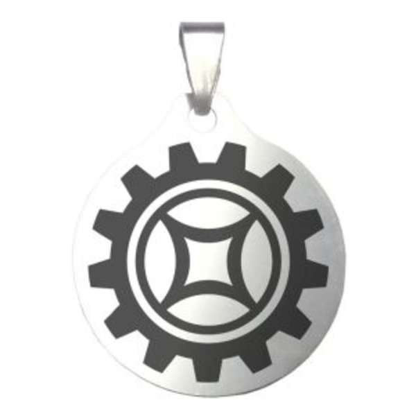 Брелок Зажиточный, медицинская сталь