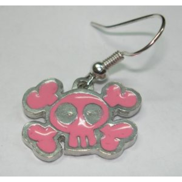 Серьга Череп-Эмо