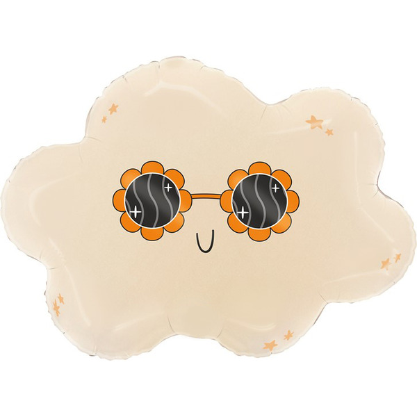 Шар (24"/61 см) Фигура, Стильное облако, 1 шт.