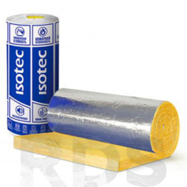 Мат из стекловолокна с алюминиевым покрытием 80х7300х1200 мм, Isotec Mat Light AL / 61049