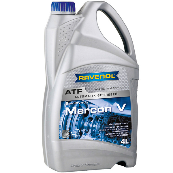 Масло трансмиссионное Ravenol ATF Mercon V 4л
