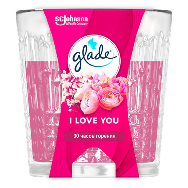 GLADE Свеча ароматическая "I Love You" 130