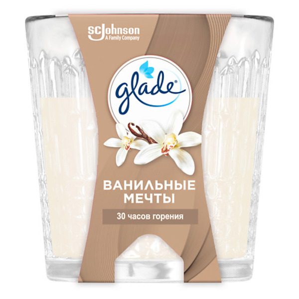 GLADE Свеча ароматическая "Ванильные мечты" 130