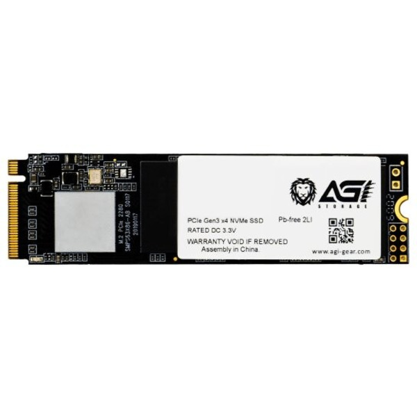 SSD накопитель AGI AI198 M.2 2280 PCI-E 3.0 x4 256Gb (AGI256G16AI198)