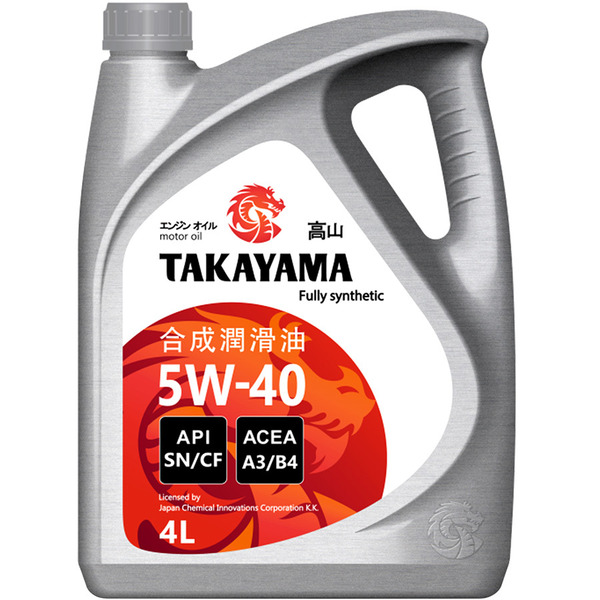 Масло моторное Takayama Adaptec 5W-40 A3/B4 SN/CF 4л