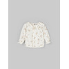 Блузка с рюшей "Цветочное поле" 0+