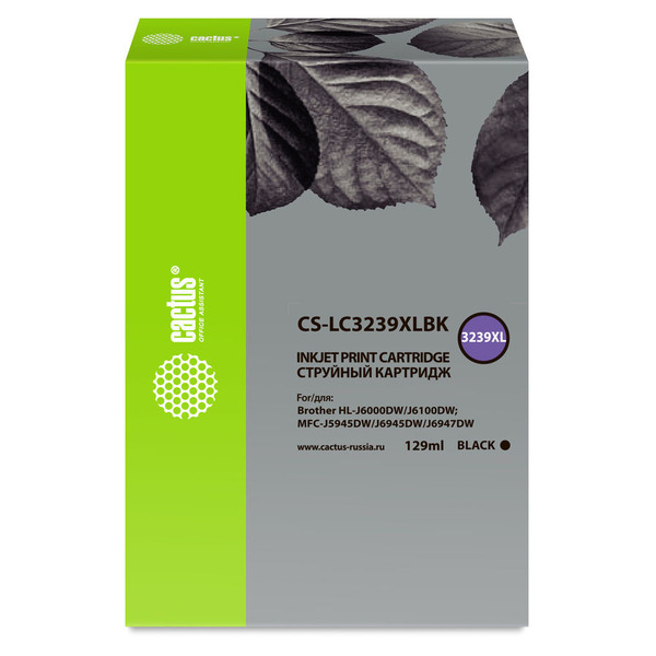Картридж Cactus CS-LC3239XLBK черный