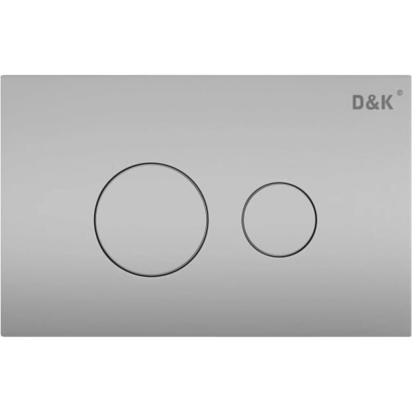 Кнопка смыва D&K Venice DB1029002 матовый хром