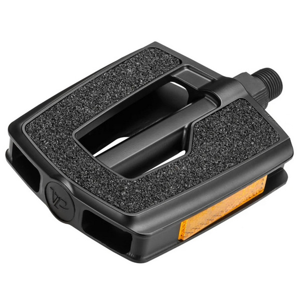 Педали велосипедные VP CITY, пластиковые, 111 x 87 x 23мм, резьба 9/16", черные, VP-836