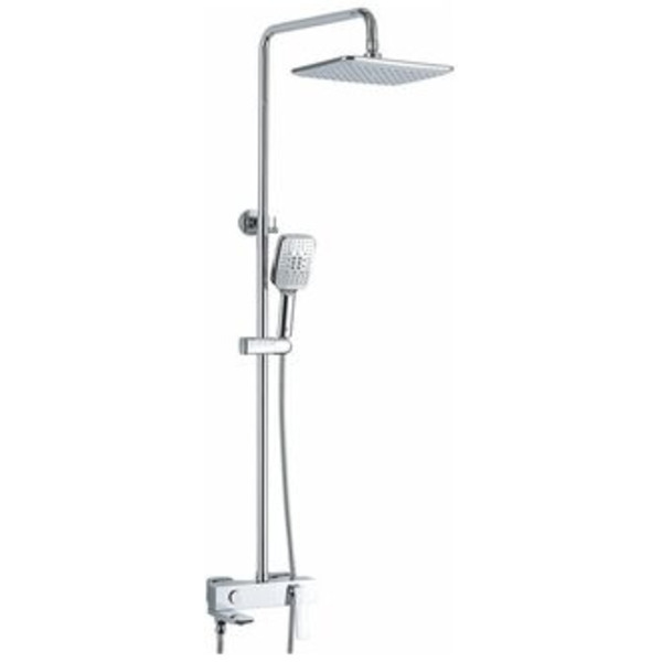 Душевая система Rose R2736F белый/хром