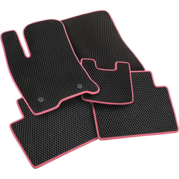 Коврики для Hyundai Sonata VIII DN8 2019 Vicecar EV18055-розовый