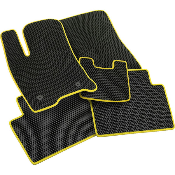 Коврики для Audi A4 B9 2015 Vicecar EV3028-желтый