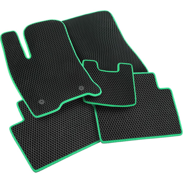 Коврики для Toyota Highlander I U20 2001 - 2007 Vicecar EV45058-изумрудный