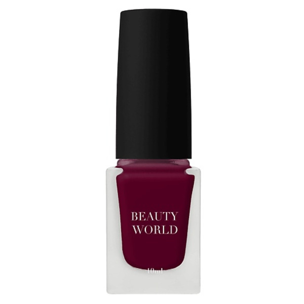 BEAUTY WORLD Сherry gloss-Вишнёвый блеск лак для ногтей 10