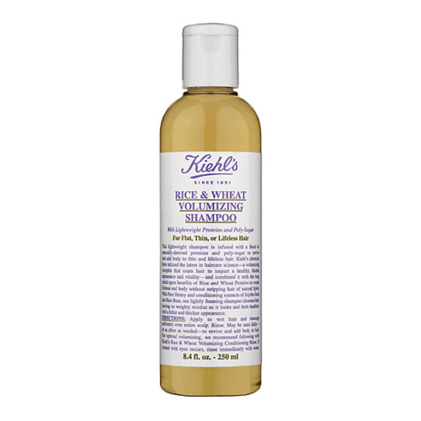 KIEHL"S Шампунь для объема волос Rice & Wheat Volumizing Shampoo 250