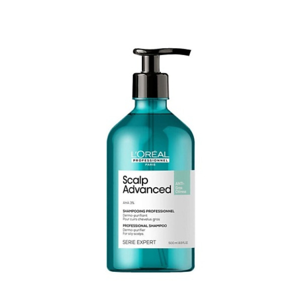 L"OREAL PROFESSIONNEL Шампунь для жирной кожи головы Scalp Advanced 500