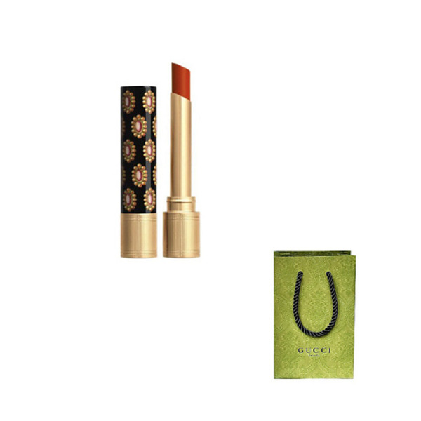 GUCCI Увлажняющая помада с сияющим финишем Beauty Brilliant Lipstick + пакет