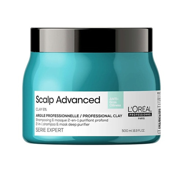 L"OREAL PROFESSIONNEL Шампунь и маска для волос 2 в 1 Calp Advanced 500