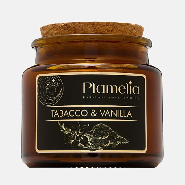 PLAMELIA Свеча ароматическая Табак и ваниль 105
