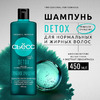 СЬЁСС Шампунь для нормальных и жирных волос женский Глубокое очищение Белая глина и Экстракт лемонграсса Detox 450