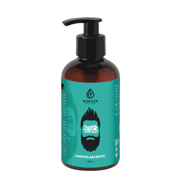 BORGER Безсульфатный шампунь для волос укрепляющий и питательный SELF CARE 300