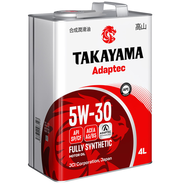Моторное масло TAKAYAMA Adaptec A5/B5 5W-30, 4 л