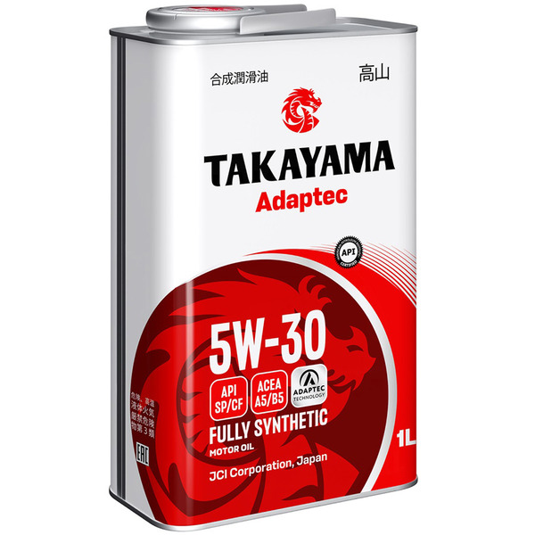 Моторное масло TAKAYAMA Adaptec A5/B5 5W-30, 1 л