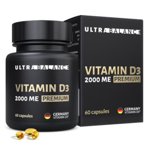 UltraBalance, Витамин D3 (2000 МЕ), капсулы, 60 шт.