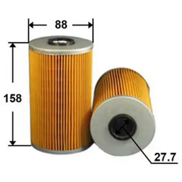 Фильтр масляный JS ASAKASHI OE0063 BMW E36/E34 2.5TD/TDs M51 91-00, Opel Omega 2.5TD 94>