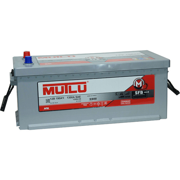 Грузовой аккумулятор Mutlu 190Ач о/п 1D5.190.125.A конус