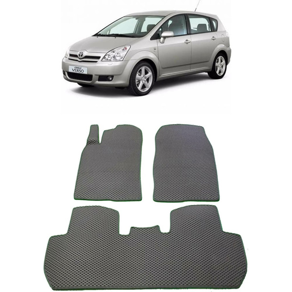 Ковры в салон автомобиля toyota corolla verso i 5мест 2001 - 2004 Eva Smart 2609-A1B5-S